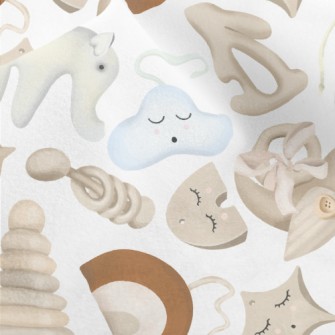 Cute Wooden Toys For Children Micro Fleece