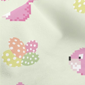 Mosaic Style Rabbit Micro Fleece