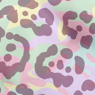 Colorful Neon Leopard Print Micro Fleece