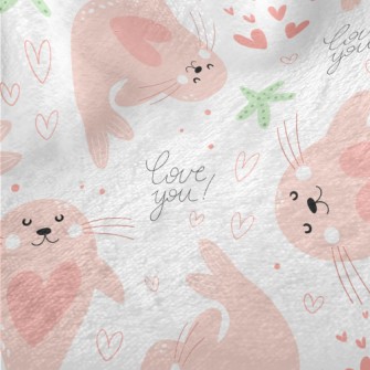 Cute Pink Seal Minky