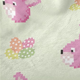 Mosaic Style Rabbit Minky