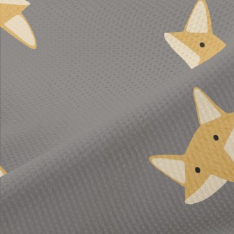 Cute Fox With Lifeless Eyes Piqué