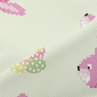 Mosaic Style Rabbit Piqué