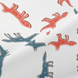 Funny Two-toned Wolf Piqué