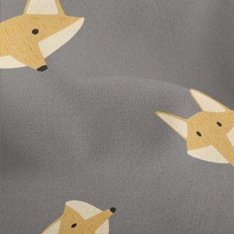 Cute Fox With Lifeless Eyes Lightweight Performance Linen