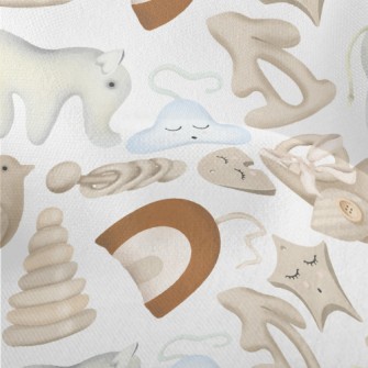 Cute Wooden Toys For Children Lightweight Performance Linen