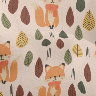 Scarf Fox In The Forest Lightweight Performance Linen