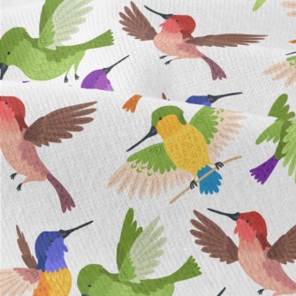 Colorful Hummingbird Flying Modern Jersey