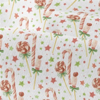 Christmas Candy And Canes Modern Jersey