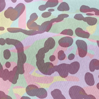Colorful Neon Leopard Print Modern Jersey