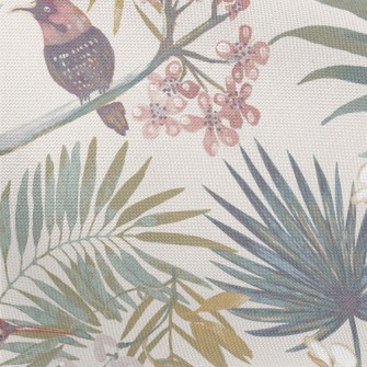 Lonely Bird In The Bush Pongee