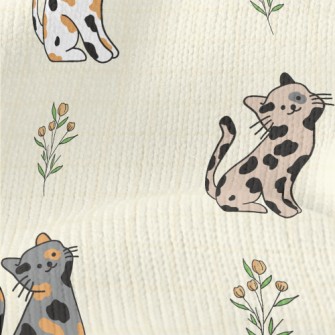 Mix Cat With Head Tilted Stretch Jersey