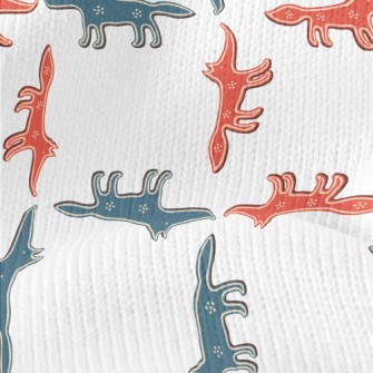 Funny Two-toned Wolf Stretch Jersey