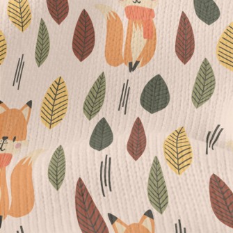 Scarf Fox In The Forest Stretch Jersey