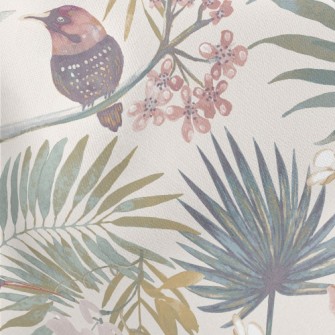 Lonely Bird In The Bush Lightweight Cotton Poplin