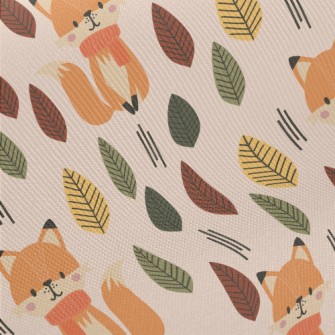 Scarf Fox In The Forest Midweight Cotton Poplin