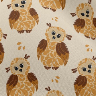 Mutated Crooked-headed Owl Chiffon