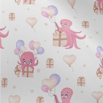 Octopus With Balloons And Gift Chiffon