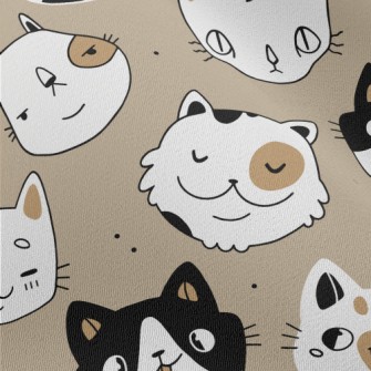 Naughty Cat Showing Various Ex Chiffon