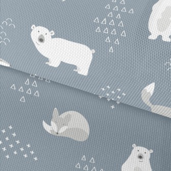 Minimalist Style Fox And Bear Waterproof Oxford