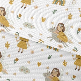 Elf Fairy Riding A Unicorn Waterproof Oxford