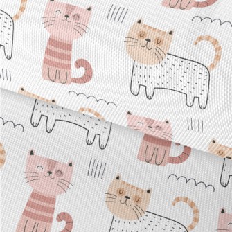 Smiling Cat In Unique Style Waterproof Oxford