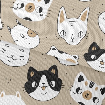 Naughty Cat Showing Various Ex Waterproof Oxford