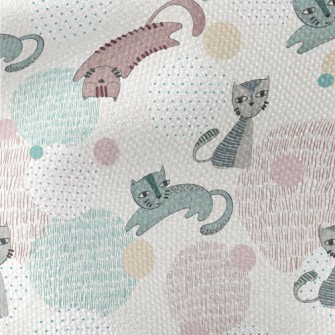 Naughty Cat With Unique Painti Waterproof Canvas