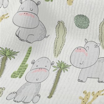Cactus And Baby Hippo Terry