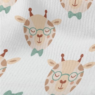 Giraffe Wearing Glasses And Bo Terry
