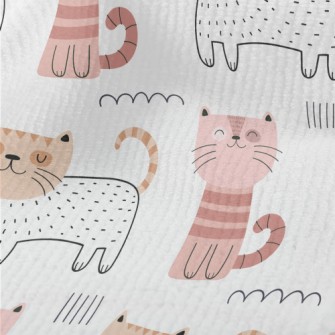 Smiling Cat In Unique Style Terry