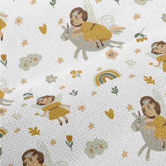 Elf Fairy Riding A Unicorn Performance Linen