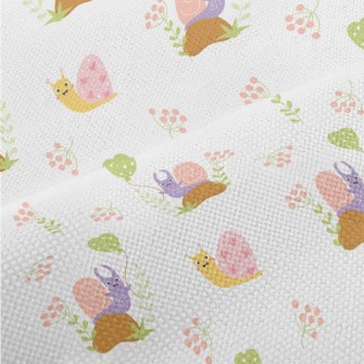Playful Snail Holding A Balloo Performance Linen