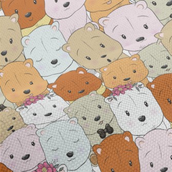 Various Stuffed Bears Performance Linen