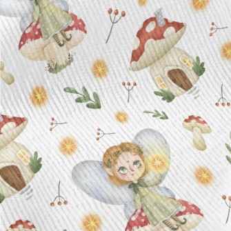 The Elf Sits On The Mushroom H Standard Corduroy