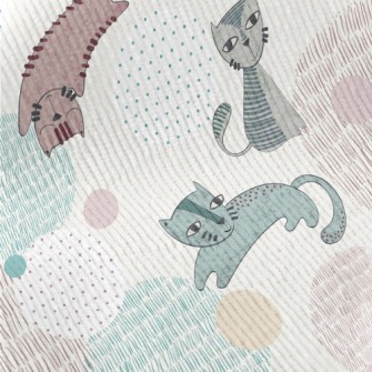 Naughty Cat With Unique Painti Standard Corduroy