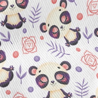 Panda In Meditation Standard Corduroy