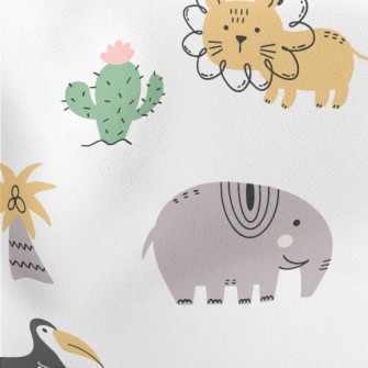 African Birds And Large Animal Stretch Ponte