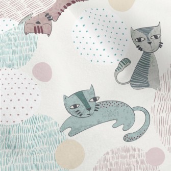 Naughty Cat With Unique Painti Micro Fleece