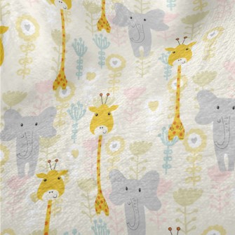 Cute And Funny Baby Animals Minky