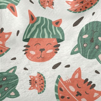 Fusion Of Cat And Watermelon Minky