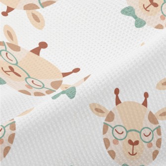 Giraffe Wearing Glasses And Bo Piqué