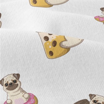 Pug Running Around Modern Jersey