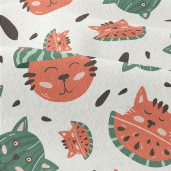 Fusion Of Cat And Watermelon Modern Jersey