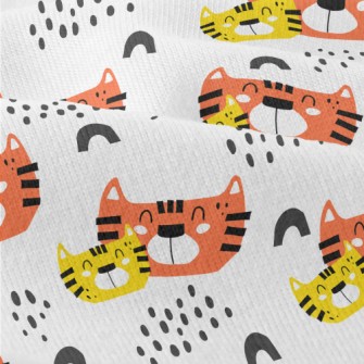 A Cat Family With Warm Smiles Modern Jersey