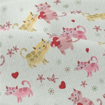 Cute Cat Sharing Love Modern Jersey