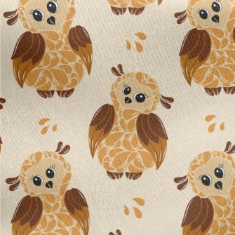 Mutated Crooked-headed Owl Jersey Backed Fleece