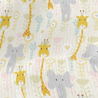 Cute And Funny Baby Animals Stretch Jersey