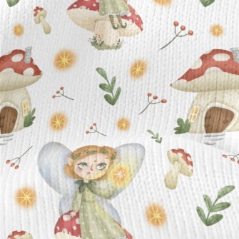 The Elf Sits On The Mushroom H Stretch Jersey
