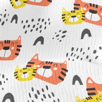 A Cat Family With Warm Smiles Stretch Jersey